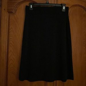 Merona black skirt 14” stretch waist across / 23.5” long